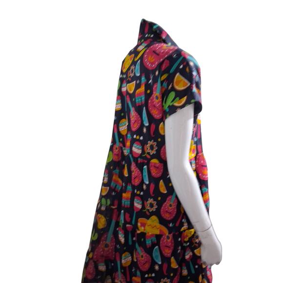 Layerz Clothing Women's size Small Claire Fiesta Dress Mexican Party ResortDress - Picture 5 of 9